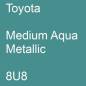 Preview: Toyota, Medium Aqua Metallic, 8U8.